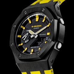 G-SHOCK GA-2110SU-9A AP CUSTOM BLACK x  YELLOW ROYAL OAK (SPECIAL)