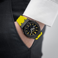 G-SHOCK GA-2110SU-9A AP CUSTOM BLACK x  YELLOW ROYAL OAK (SPECIAL)