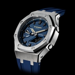 G-SHOCK GA-2110ET-2A AP CUSTOM SILVER x BLUE ROYAL OAK