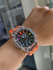 G-SHOCK GA-2100FR-3A AP CUSTOM SKELETON ORANGE x RAINBOW ROYAL OAK (SPECIAL)