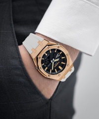 G-SHOCK GA-2100SU-1A AP CUSTOM ROSE GOLD x WHITE ROYAL OAK