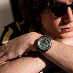 G-SHOCK GM-2100B-3ADR METAL BEZEL | GM-2100B-3A