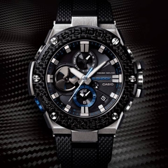 G-SHOCK GST-B100XA-1A G-STEEL BLUETOOTH | KÍNH SAPHIRE | VIỀN CARBON | TOUGH SOLAR