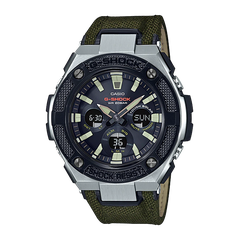 G-SHOCK GST-S330AC-3A DÂY VẢI DÙ CORDURA G-STEEL NĂNG LƯỢNG MẶT TRỜI | GST-S330AC-3ADR