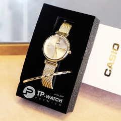 Casio LTP-2023VMG-7CDR Tặng Vòng Tay Cuff | LTP-2023VMG-7C Dây Thép Lưới