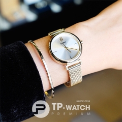 Casio LTP-2023VMG-7CDR Tặng Vòng Tay Cuff | LTP-2023VMG-7C Dây Thép Lưới