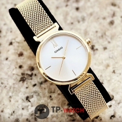 Casio LTP-2023VMG-7CDR Tặng Vòng Tay Cuff | LTP-2023VMG-7C Dây Thép Lưới