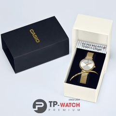 Casio LTP-2023VMG-7CDR Tặng Vòng Tay Cuff | LTP-2023VMG-7C Dây Thép Lưới