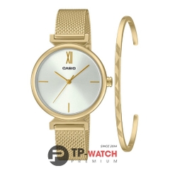 Casio LTP-2023VMG-7CDR Tặng Vòng Tay Cuff | LTP-2023VMG-7C Dây Thép Lưới