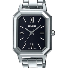 CASIO STANDARD LTP-E168D-1BDF DÂY THÉP |  LTP-E168D-1B