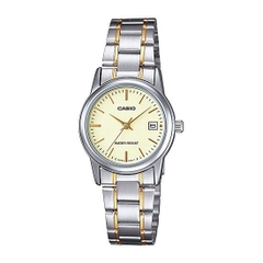 Casio Nữ LTP-V002SG-9AUDF Dây Thép | LTP-V002SG-9A