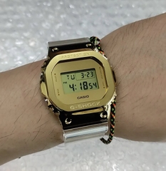 G-SHOCK GM-5600SG-9DR GOLD BEZEL Dây Nhựa | GM-5600SG-9D