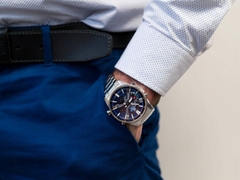 EDIFICE ECB-S100D-2ADF KÍNH SAPPHIRE - PIN NĂNG LƯỢNG MẶT TRỜI - BLUETOOTH | ECB-S100D-2A