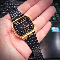 CASIO CLASSIC A168WEGB-1B BLACK GOLD