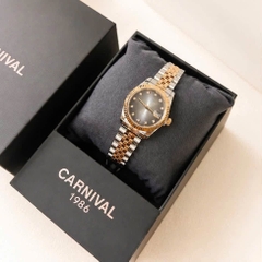 Đồng hồ nữ dây thép Carnival 8250L-CH-TX Quartz - Size 30mm - Kính Sapphire - Chống nước 30m