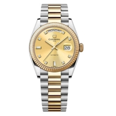 Đồng hồ nam Dây Thép Carnival 8239G-CV-V Automatic - Kính Sapphire - Size 38mm - Chống nước 50m