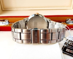 Đồng Hồ Nam Dây Thép SEIKO Quartz  SGEH89P1 | Kính Hardlex