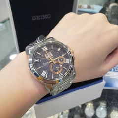Đồng Hồ Nam Dây Thép SEIKO Kinetic SNP141P1 | Kính Sapphire | Vừa Pin – Vừa Tự Động