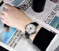 Đồng Hồ Nam Dây Da SEIKO Kinetic SNP143P1 | Kính Sapphire | Vừa Pin – Vừa Tự Động