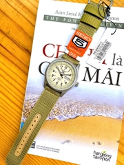 Đồng Hồ Nam Dây Vải SEIKO Automatic SNZG07J1 | Kính Hardlex