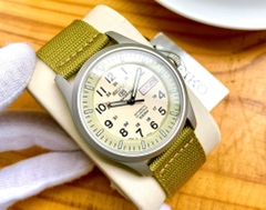 Đồng Hồ Nam Dây Vải SEIKO Automatic SNZG07J1 | Kính Hardlex