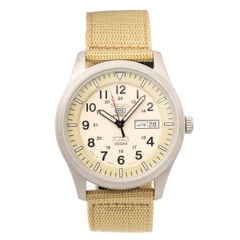 Đồng Hồ Nam Dây Vải SEIKO Automatic SNZG07J1 | Kính Hardlex