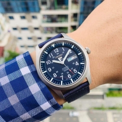 Đồng Hồ Nam Dây Vải SEIKO Automatic SNZG11J1 | Kính Hardlex
