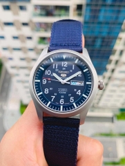 Đồng Hồ Nam Dây Vải SEIKO Automatic SNZG11K1 | Kính Hardlex