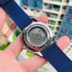 Đồng Hồ Nam Dây Vải SEIKO Automatic SNZG11K1 | Kính Hardlex