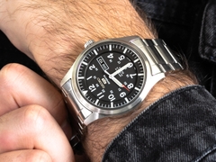 Đồng Hồ Nam Dây Thép SEIKO Automatic SNZG13K1 | Kính Hardlex