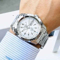 Đồng Hồ Nam Dây Thép SEIKO Automatic SNZJ03J1 | Kính Hardlex