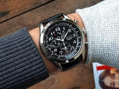 Đồng Hồ Nam Dây Da SEIKO QUARTZ SPC133P1 | Kính Hardlex