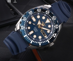 Đồng Hồ Nam Cao Su SEIKO Automatic SRP605J2 | Kính Hardlex