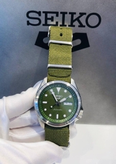 Đồng Hồ Nam Dây Vải SEIKO Automatic  SRPE65K1 | Kính Hardlex