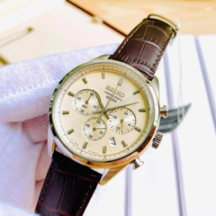 Đồng Hồ Nam Dây Da SEIKO Quartz SSB293P1 | Kính Hardlex