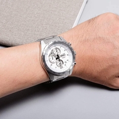 Đồng Hồ Nam Dây Thép SEIKO Quartz SSB317P1 | Kính Hardlex