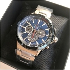 Đồng Hồ Nam Dây Thép SEIKO Solar SSC495P1 | Kính Hardlex | Năng Lượng Mặt Trời