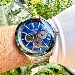 Đồng Hồ Nam Dây Thép SEIKO Solar SSC495P1 | Kính Hardlex | Năng Lượng Mặt Trời