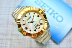 Đồng Hồ Nam Dây Thép SEIKO Quartz SUR134P1 | Kính Hardlex
