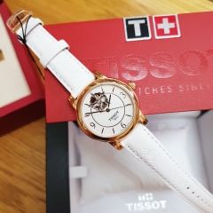 Đồng Hồ Nữ Dây Da Tissot Lady Heart Flower Powermatic 80 T050.207.37.017.04