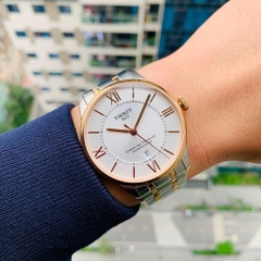 Đồng Hồ Nam Dây Thép Tissot Chemin Des Tourelles Powermatic 80 GMT T099.407.22.038.01