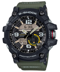 G-SHOCK GG-1000-1A3 MUDMASTER | La bàn, cảm biến nhiệt độ, chống bùn, kim dạ quang | GG-1000-1A3DR