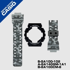 DÂY VỎ G-SHOCK CHÍNH HÃNG KÈM KHÓA GA-100 | GA-110 | GA-120 | GA-140 | GD-100 | GD-110 | GD-120 VÀ NHIỀU DÒNG KHÁC
