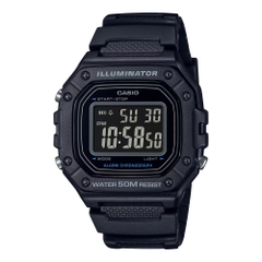 CASIO W-218H-1BVDF Pin 7 Năm | W-218H-1B