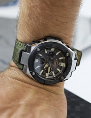 G-Shock GST-S330AC-3ADR Vỏ Thép | Dây Vải | GST-S330AC-3A Pin Năng Lượng Mặt Trời