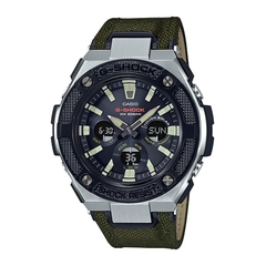 G-Shock GST-S330AC-3ADR Vỏ Thép | Dây Vải | GST-S330AC-3A Pin Năng Lượng Mặt Trời