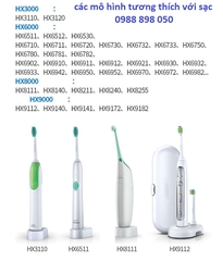 Sạc bàn chải đánh răng điện philips sonicare