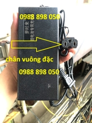 sạc xe đạp điện pin 24v – 29.4v 2a chân vuông đặc