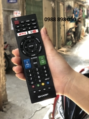 Remote-Điều Khiển Sharp TV LCD/LED RM-L1346 with YouTube/NETFLIXE buttons chính hãng