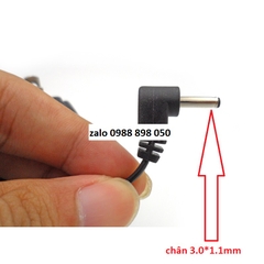 dây sạc 5v 2a jack cắm nhỏ 3.0mm